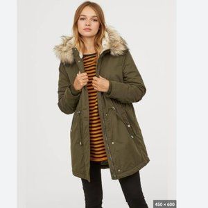 HM women Padded Parka with Hood